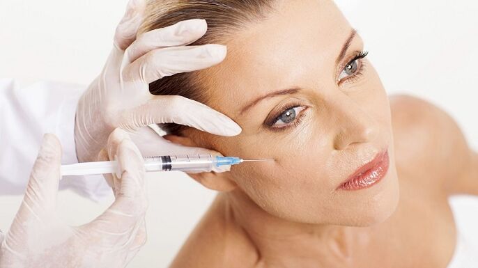 injection facial skin rejuvenation