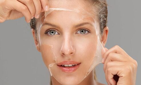 Deep exfoliation enhances skin regeneration processes and rejuvenates it